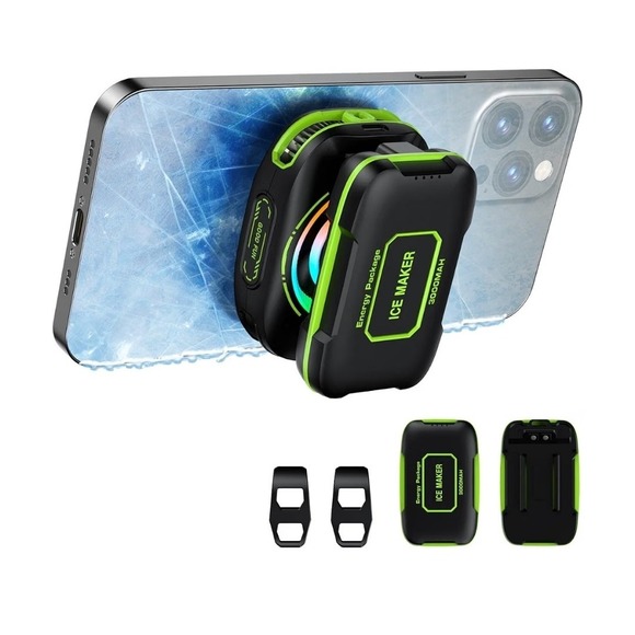 Other - Wireless Phone Cooler for iPhone Android RGB Light Wireless Charging Cooling Fan